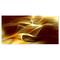 Designart - Light Yellow Abstract Fractal Design - Large Abstract Canvas Art